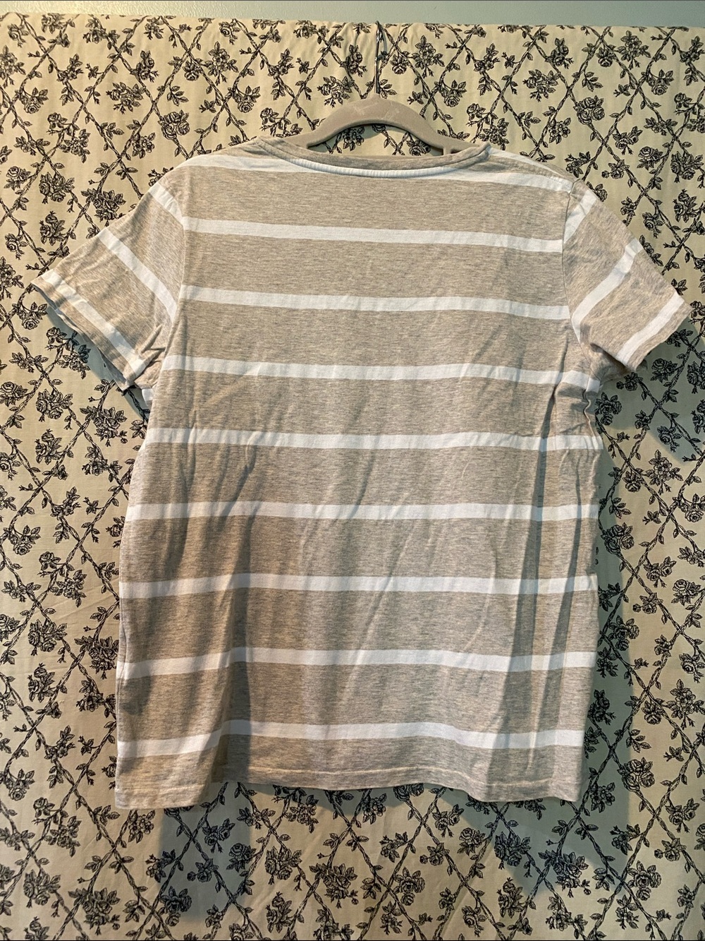 4 Ralph LaurenWomen’s Short Sleeve V-Neck Tees - Navy/White & Black/White Stripe - Picture 9 of 10